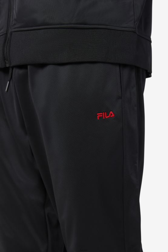 بنطال رياضي ألبانيا أسود/أحمر من فيلا BX00H4928 أسود أحمر FILA