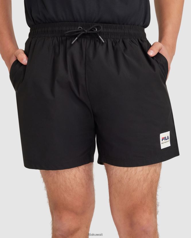 شورت مارلون قصير للرجال من Black Fila BX00H42397 أسود FILA