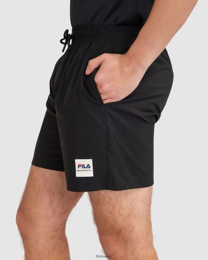 شورت مارلون قصير للرجال من Black Fila BX00H42397 أسود FILA