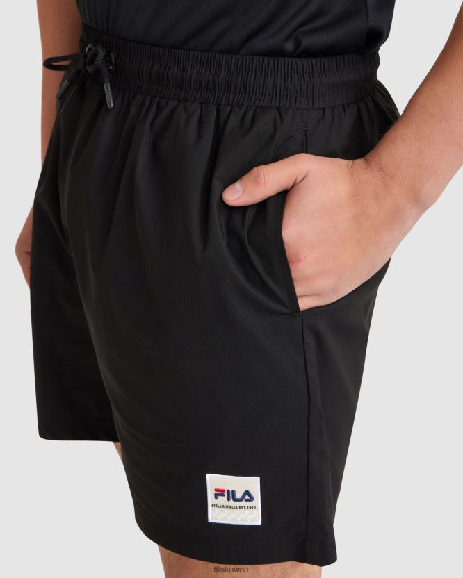 شورت مارلون قصير للرجال من Black Fila BX00H42397 أسود FILA