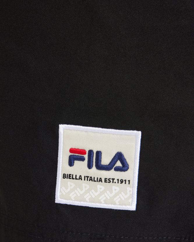 شورت مارلون قصير للرجال من Black Fila BX00H42397 أسود FILA