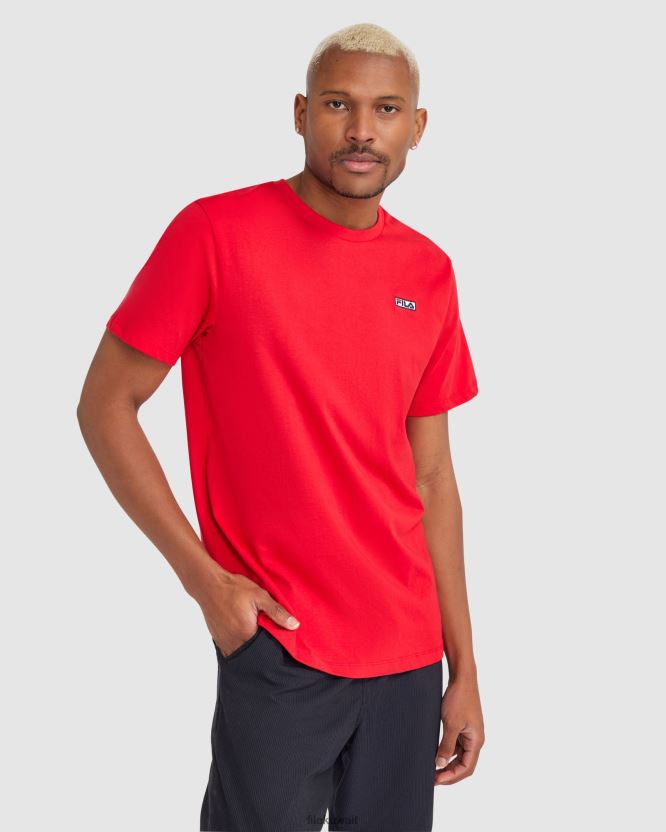 تي شيرت Cian للرجال من Fila باللون الأحمر BX00H42413 أحمر FILA