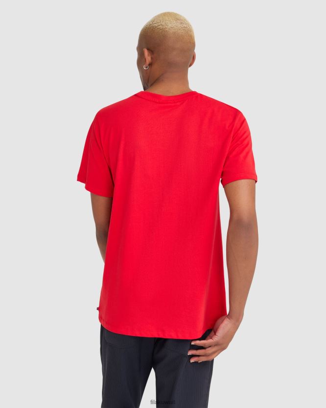تي شيرت Cian للرجال من Fila باللون الأحمر BX00H42413 أحمر FILA