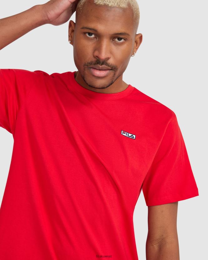 تي شيرت Cian للرجال من Fila باللون الأحمر BX00H42413 أحمر FILA