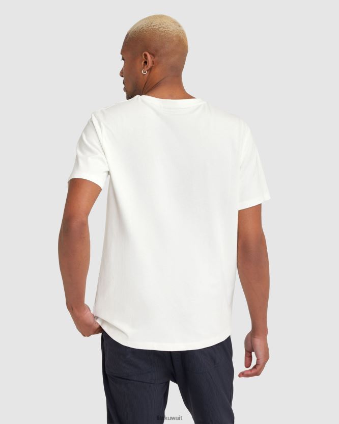 تي شيرت Cian للرجال باللون الأبيض من Fila BX00H42415 أبيض FILA