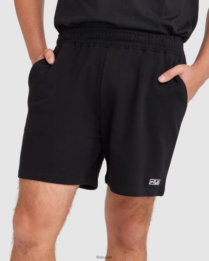 قميص Cian قصير للرجال من Fila باللون الأسود BX00H42419 أسود FILA