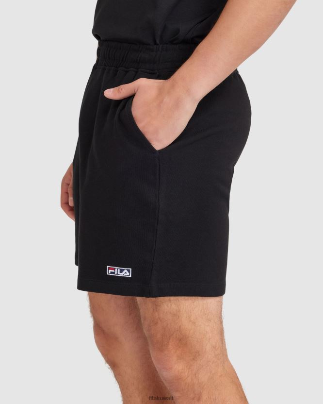 قميص Cian قصير للرجال من Fila باللون الأسود BX00H42419 أسود FILA