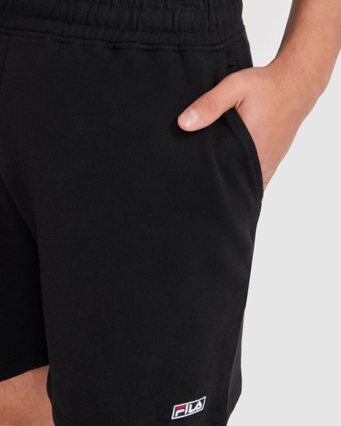 قميص Cian قصير للرجال من Fila باللون الأسود BX00H42419 أسود FILA
