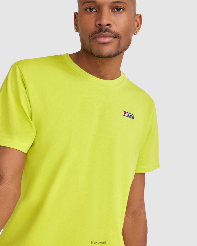 تيشيرت Cian Tee Fila للرجال باللون الأخضر الحمضي BX00H42412 الحمضيات الخضراء FILA