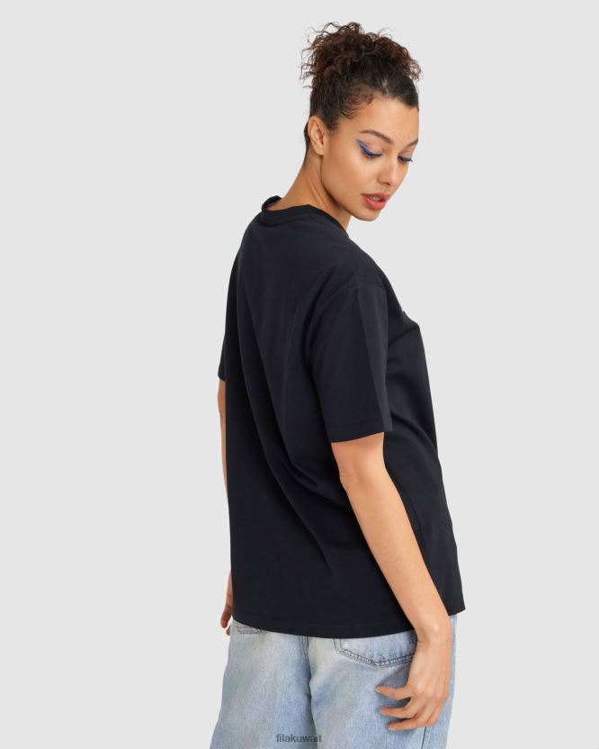 تي شيرت Cinzia للسيدات من Fila باللون الأسود BX00H42839 أسود FILA