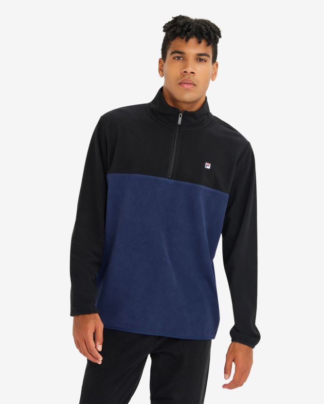 للرجال David QTR Zip New Navy Fila BX00H42609 البحرية الجديدة FILA