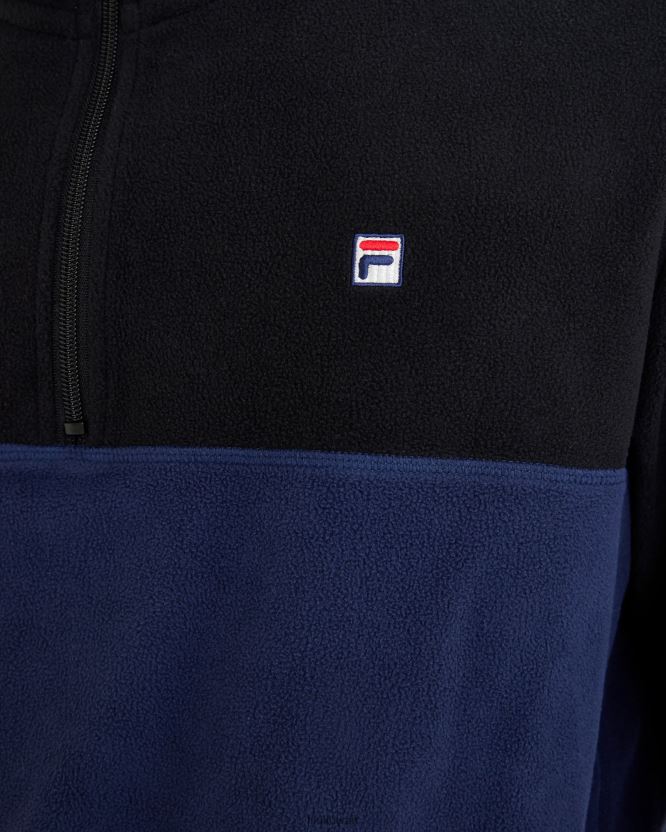 للرجال David QTR Zip New Navy Fila BX00H42609 البحرية الجديدة FILA