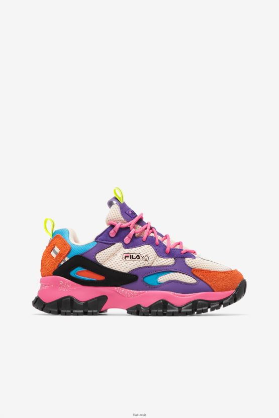 Ecru/Caro/ELPP حذاء Ray Tracer TR 2 Fila للسيدات BX00H41350 بيج فاتح/كارو/elpp FILA