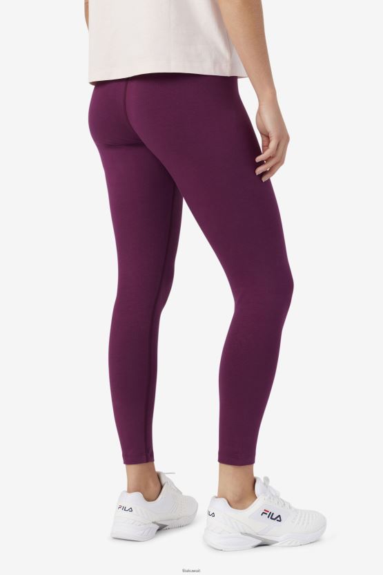 Elora Leggings Fila نبيذ العنب/مجففات/أحمر الشفاه BX00H41736 نبيذ العنب/مجففات/أحمر الشفاه FILA