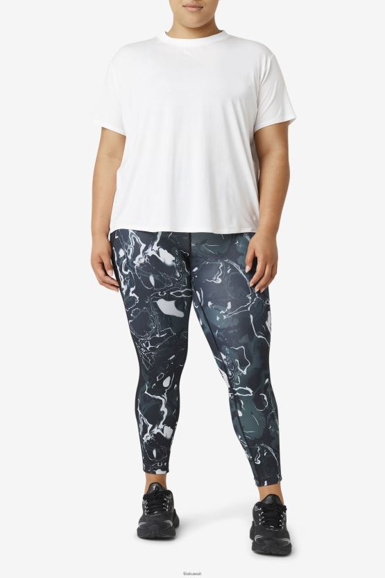 فيلا بيضاء بأكمام قصيرة من Fi-Lux BX00H41920 أبيض FILA