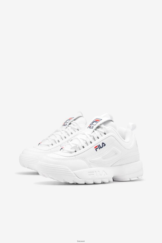 حذاء Fila للرجال 2 أبيض/كحلي/أحمر BX00H4127 أبيض / كحلي / أحمر FILA