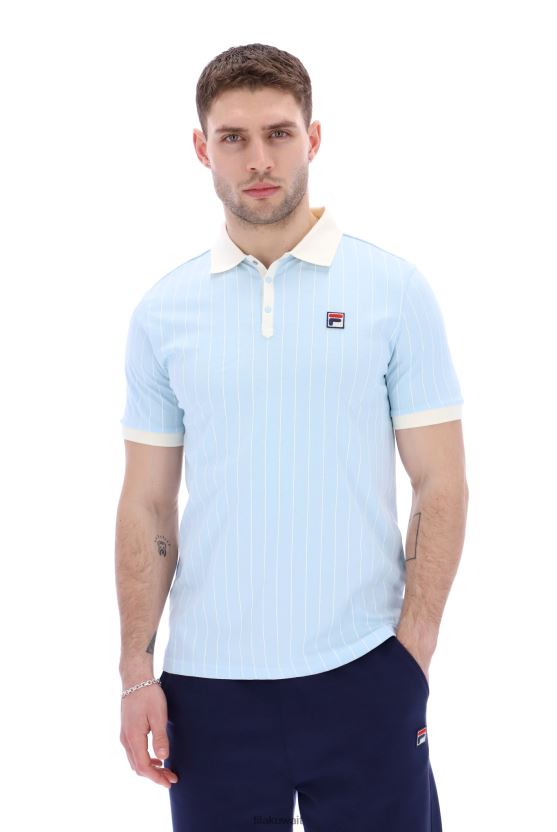 قميص بولو مخطط كلاسيكي من Fila BB1 BX00H43340FILA