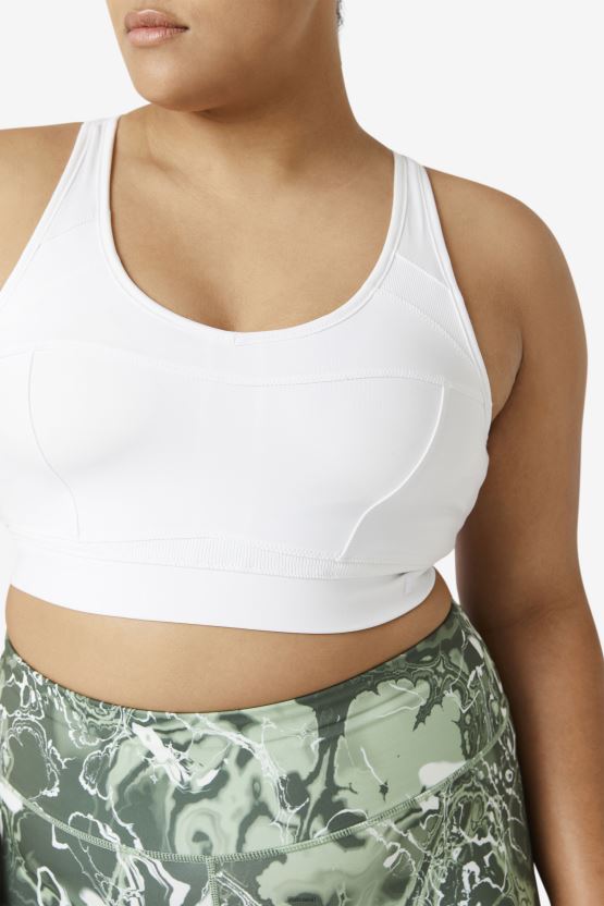 حمالة صدر رياضية من Fila باللون الأبيض BX00H41834 أبيض FILA