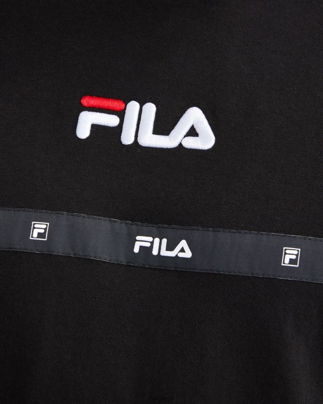تي شيرت الشجاعة الرجالي باللون الأسود من Fila BX00H42320 أسود FILA