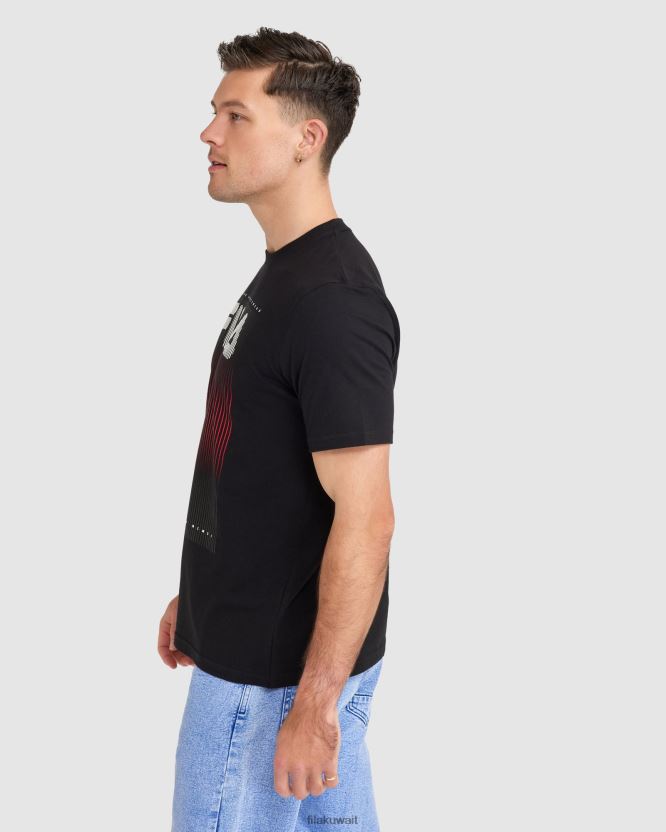 تي شيرت سيدريك للرجال من Fila باللون الأسود BX00H42325 أسود FILA