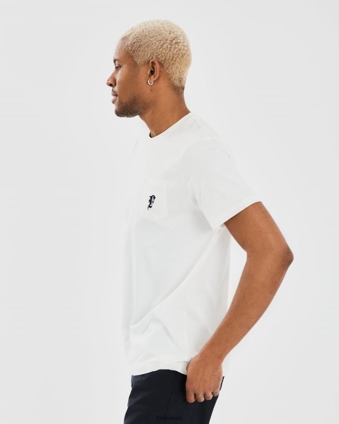 تي شيرت رجالي باللون الأبيض من Fila BX00H42356 أبيض FILA
