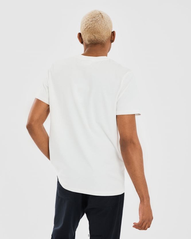 تي شيرت رجالي باللون الأبيض من Fila BX00H42356 أبيض FILA