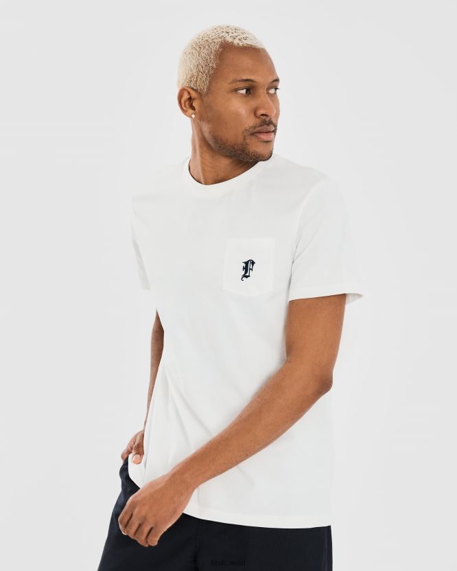 تي شيرت رجالي باللون الأبيض من Fila BX00H42356 أبيض FILA