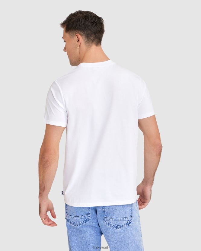 تي شيرت ماثيو للرجال من Fila باللون الأبيض BX00H42404 أبيض FILA