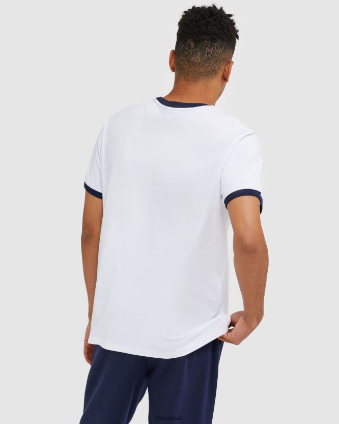 تي شيرت كلاسيكي أبيض اللون للرجال من Fila BX00H42476 أبيض FILA
