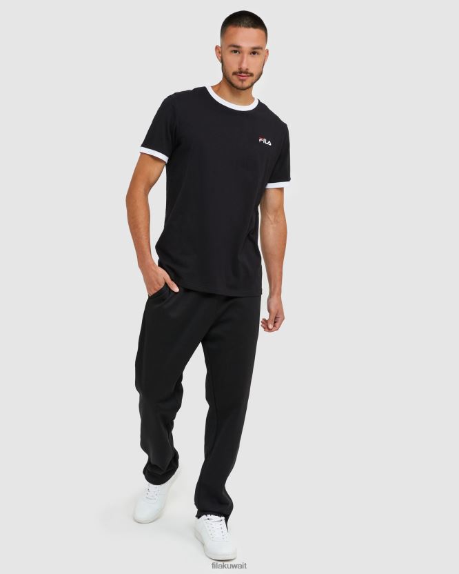 تي شيرت كلاسيكي للرجال من Fila باللون الأسود BX00H42481 أسود FILA
