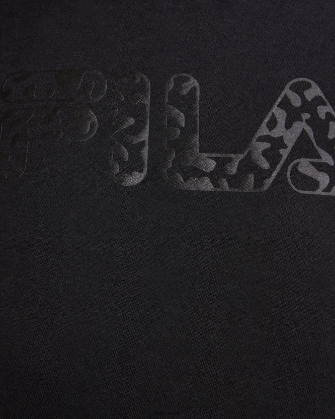 تي شيرت تانو للسيدات باللون الأسود من Fila BX00H42805 أسود FILA