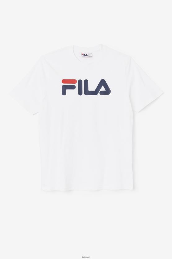 تي شيرت النسر الأبيض للرجال من Fila BX00H4280 أبيض FILA