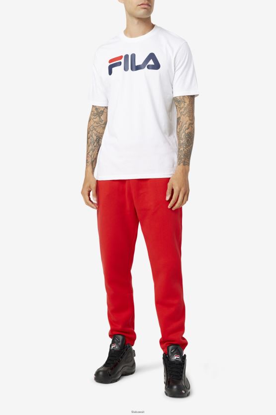 تي شيرت النسر الأبيض للرجال من Fila BX00H4280 أبيض FILA