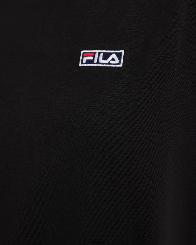 تي شيرت إيموجين للسيدات باللون الأسود من Fila BX00H42847 أسود FILA