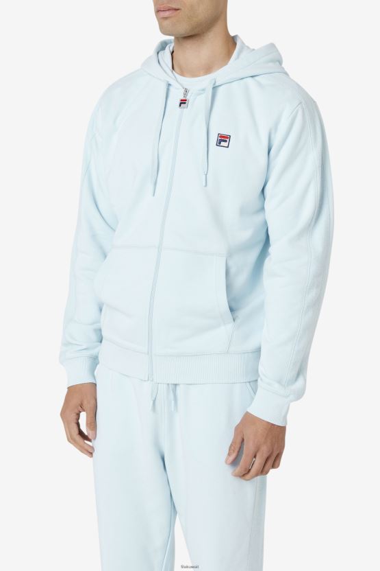 سترة بغطاء رأس بسحاب كامل من Fila باللون الأزرق من جوي BX00H4454 أزرق FILA