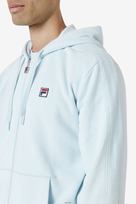 سترة بغطاء رأس بسحاب كامل من Fila باللون الأزرق من جوي BX00H4454 أزرق FILA