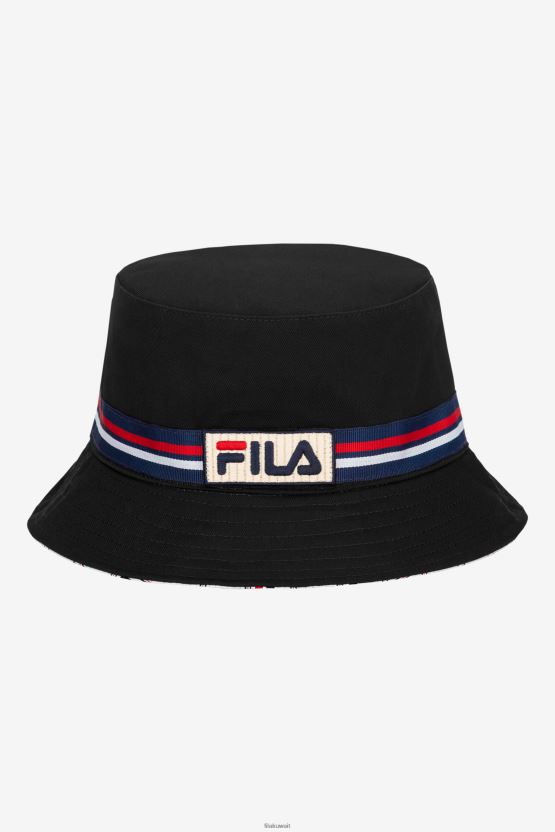 قبعة دلو سوداء قابلة للعكس من Fila BX00H4988 أسود FILA