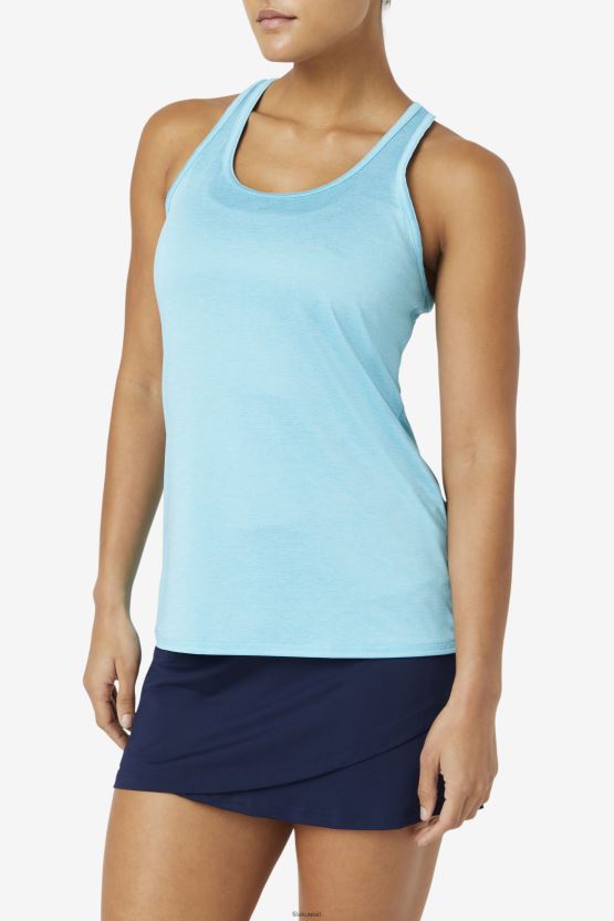خزان Fila Bluefish Heather Pickleball Racerback BX00H42020 هيذر السمكة الزرقاء FILA