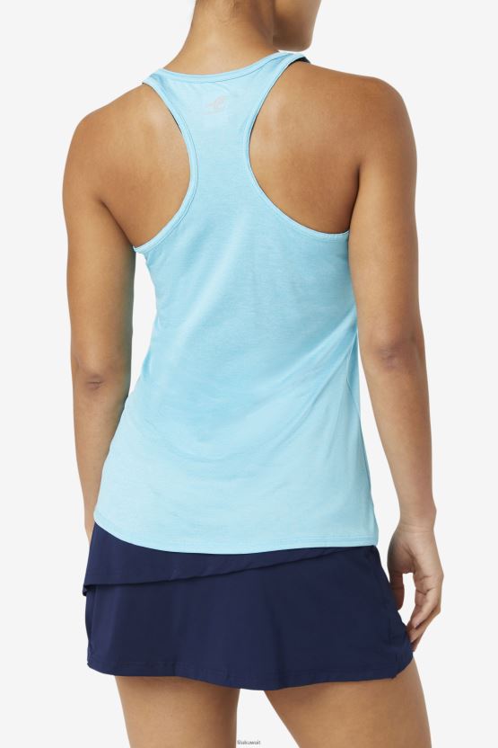 خزان Fila Bluefish Heather Pickleball Racerback BX00H42020 هيذر السمكة الزرقاء FILA