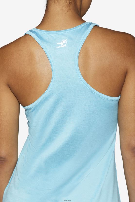 خزان Fila Bluefish Heather Pickleball Racerback BX00H42020 هيذر السمكة الزرقاء FILA