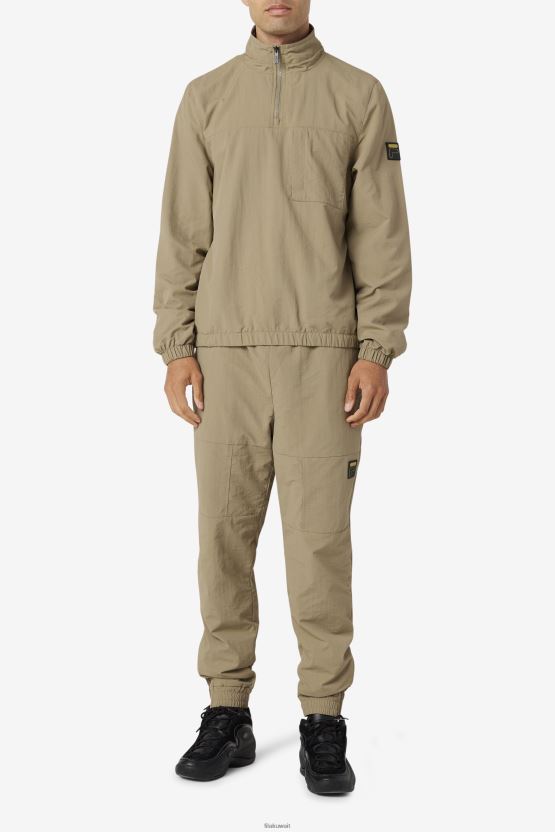سترة Fila Covert Green Magnus 1/4 بسحاب BX00H4886 الأخضر الخفي FILA