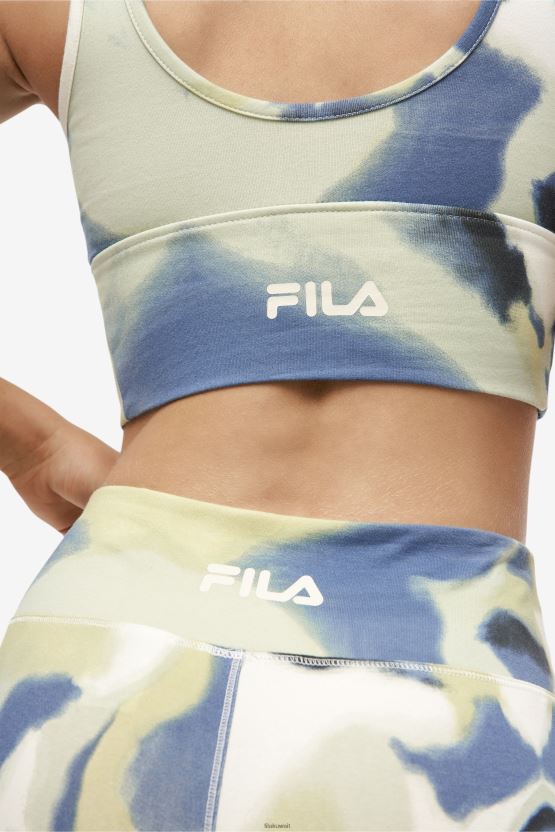 حمالة صدر Fila Dawn مطبوعة بضربات الفرشاة BX00H41399 طباعة ضربة الفرشاة FILA