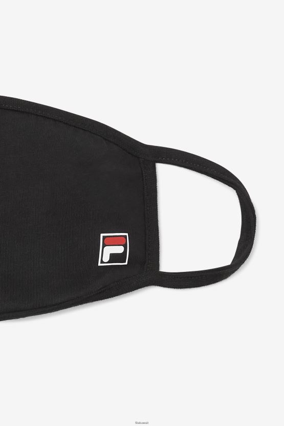 قناع وجه بشعار Fila F-Box باللون الأسود BX00H41059 أسود FILA