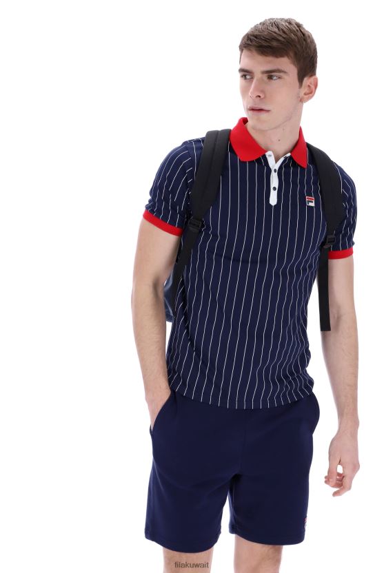 قميص بولو مخطط كلاسيكي من Fila Fashion BB1 BX00H43339FILA