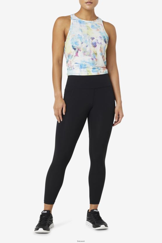 قميص بدون أكمام مفتوح الظهر من Fila Fi-Lux BX00H41863 صبغ التعادل FILA