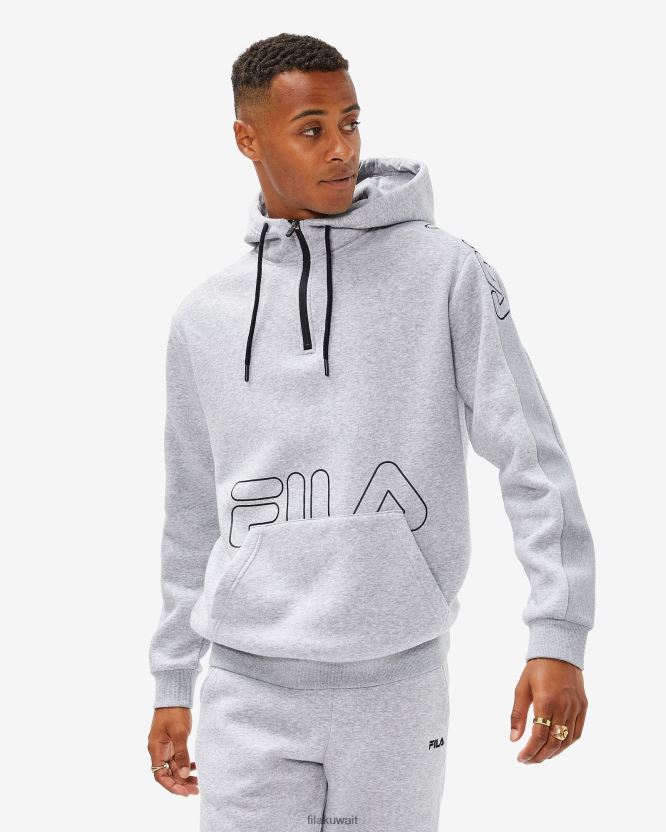 سحاب رجالي من Fila Gray Marle Jay QTR BX00H42614 مارل رمادي FILA