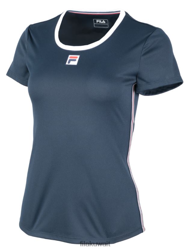 تي شيرت نسائي من Fila Heritage Lucy Fashion BX00H43375FILA