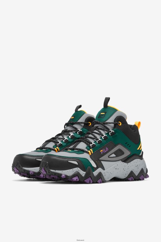 حذاء Fila Highrise/Sycamore/Gold للرجال من Oakmont TR Mid BX00H464 شاهقة/الجميز/الذهب FILA