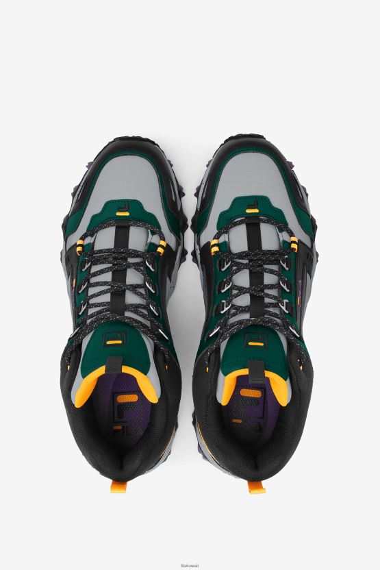 حذاء Fila Highrise/Sycamore/Gold للرجال من Oakmont TR Mid BX00H464 شاهقة/الجميز/الذهب FILA