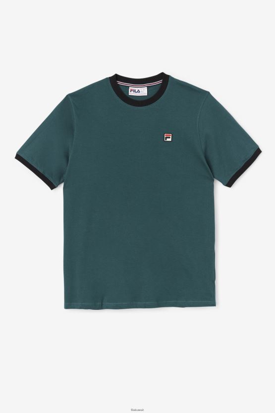 تيشيرت Fila June Bug/Black Marconi Ringer BX00H4238 حشرة يونيو/أسود FILA